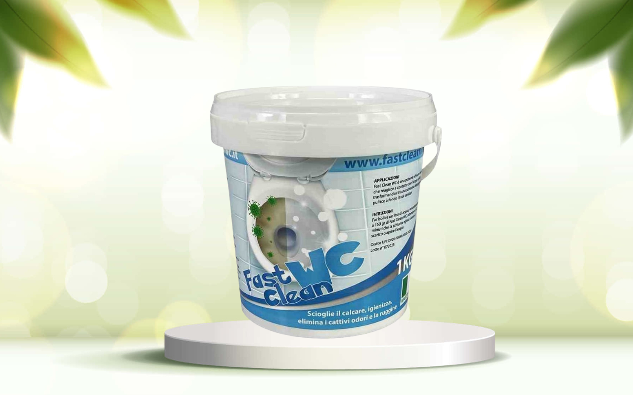 Scopri come pulire il WC senza fatica con la formula biologica Fast Clear WC